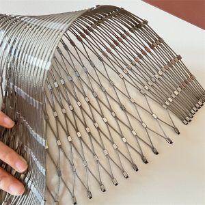 Buy cheap Stainless Steel Ferrule Rope Mesh Netting product
