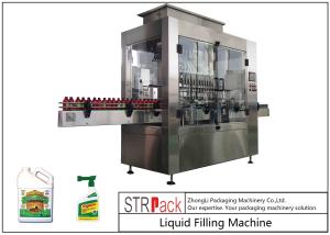 China 12 Head Automatic Fertilizer Liquid Filling Machine For 500ml-5L Fertilizer 50 B/MIN Gravity Filling Machine on sale