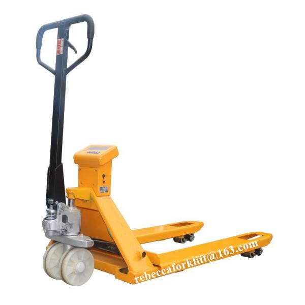 Quality 3000kg Hand Pallet Lift Truck With Easily Replaceable Guide Wheels Durable for sale