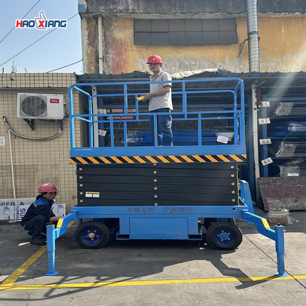 Manoeuvrable Electric Scissor Lift Platform 3000mm-16000mm Lifting Height