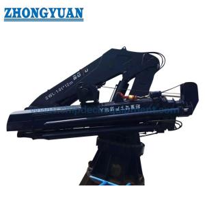 Buy cheap Hydraulic Full Knuckle Telescopic Boom Crane For  Limit Deck Space Ship Deck Equipment product