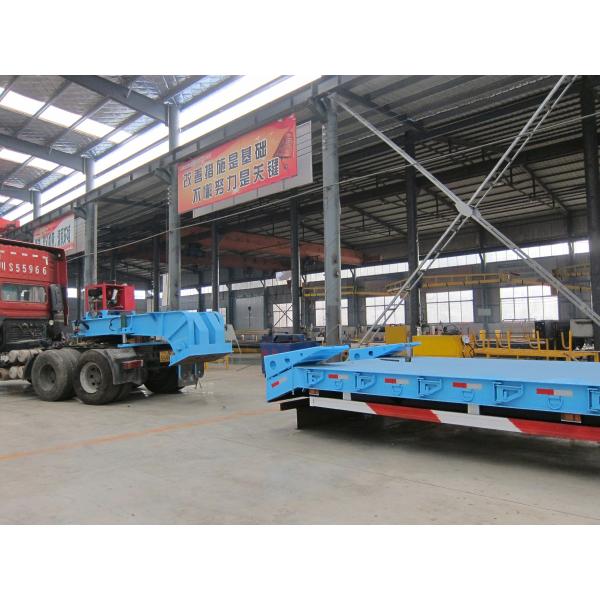Removable Gooseneck Lowboy Trailer with 4mm Checked Plate and Heavy Duty Performance