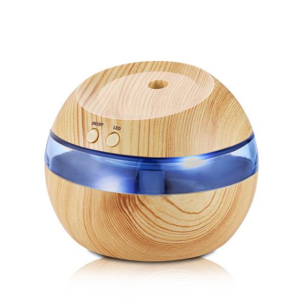 Quality Portable Wood Grain Electric Aroma Diffuser 300ml for App-Controlled Humidity Control for sale