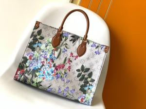 Buy cheap OEM floral Louis Vuitton Onthego Empreinte Silver Coated Canvas Tote Bag product