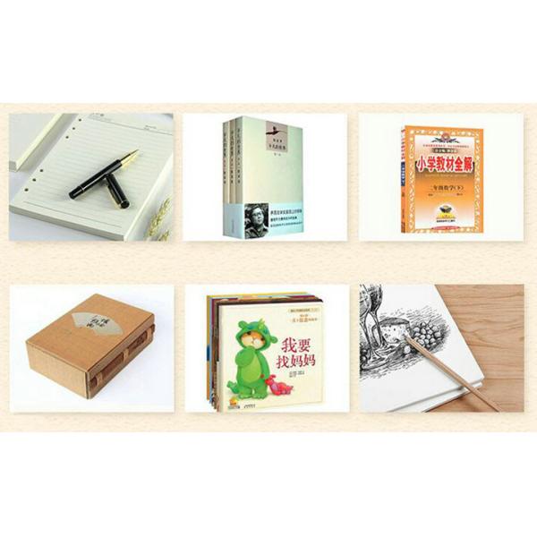 70GSM 80GSM 100GSM FSC Certified Uncoated Cream Offset Paper For Book Printing 