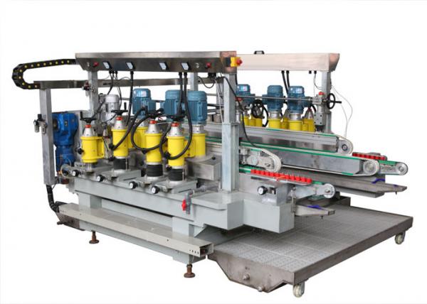 Quality Stainless Steel Material Glass Straight Line Edging Machine 2500 mm with PLC touch screen for sale