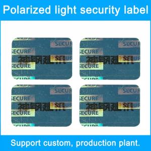 Buy cheap Commodity Transparent Self Adhesive Security Labels Round Embossed Logo product