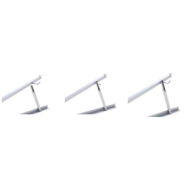 Triangle Frame Adjustable Solar Panel Mounting System For Flat Roof Or Ground