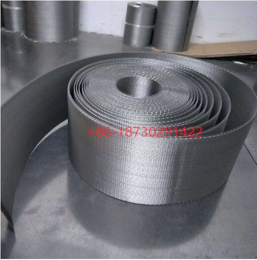 SS302 Automatic Continous Belt Screen Filter Mesh for PP yarn extrusion line