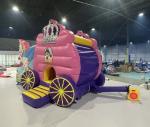 Cartoon theme Inflatable Bounce House Slide Combo Unicorn Horse Bouncy Castle