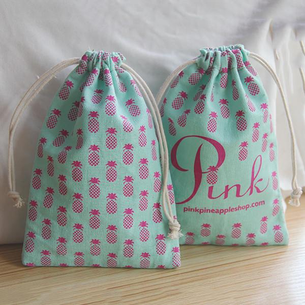 Quality Gift Packaging Linen Fabric Packaging Drawstring Bag for sale