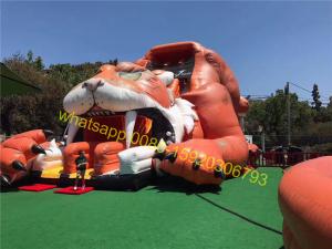 Buy cheap giant tiger bouncy castle slide product