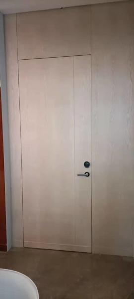 Quality ISO9001 Certification Damp Proof Hotel Room Door 150mm Thinkness for sale