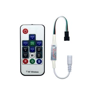 Buy cheap WS2811 Pixel LED Strip Controller DC 5V 12V 24V With 14 Keys RF Remote product