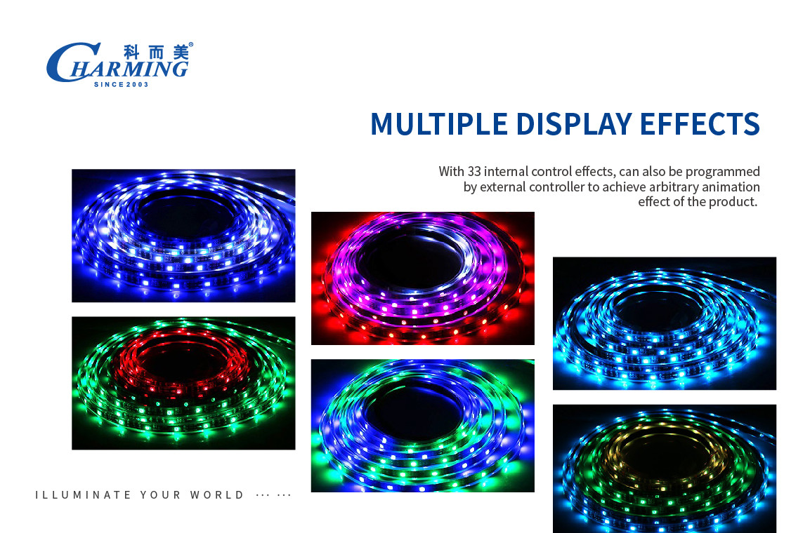 Waterproof Bar RGB LED Strip Light Flexible DC 12V Multipurpose