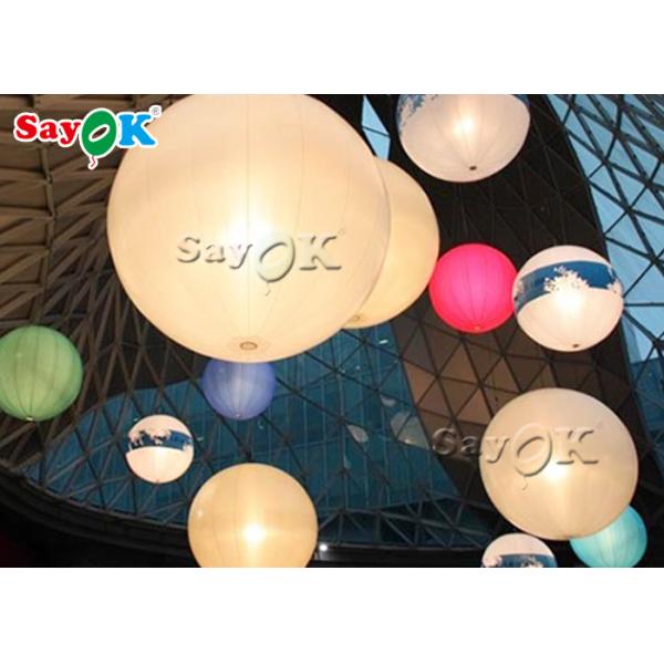 Airstar Lighting Balloon Custom Lifelike LED Inflatable Balloon For Exhibition Flame Retardant
