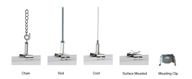 IP20 80CRI LED Linear Lighting System , UL 8 Foot LED Light Fixture