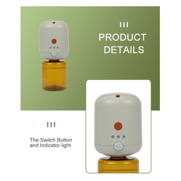 HOMEFISH 130ml Essential Oil Waterless Aroma Diffuser For Office DC 110-240V