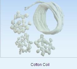 Cotton Coil 4.9g-5.3g/M Gram/M ,  Absorbent Cotton Coil CE Certification