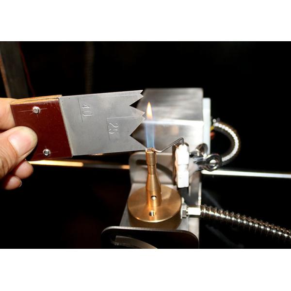 Textile Damaged Length And Flammability Time Vertically Test Chamber ISO 6941