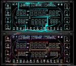 Customized PIN Connector Intelligent Drying Oven IN 7 Segment LCM LCD Display