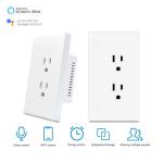 Tuya Wifi Electrical Sockets Voice Control Universal Smart Socket With Alexa /