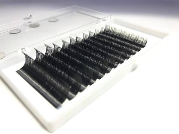 Quality Lightweight Mink Cluster Eyelash Extensions Premade Volume Lash Fans for sale