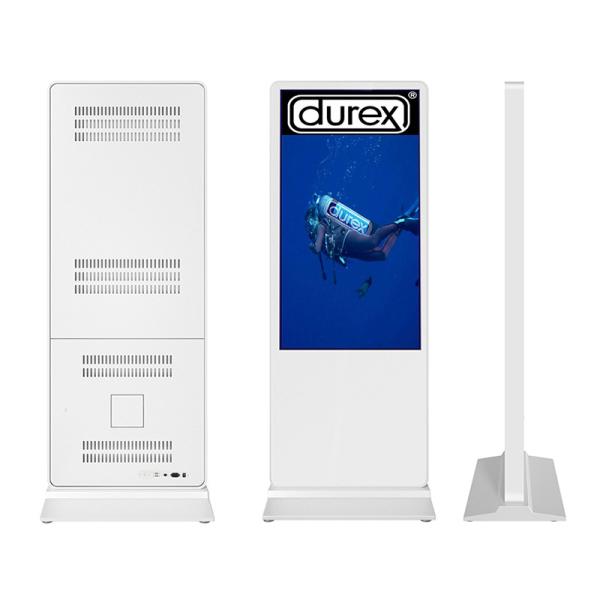 Quality 65inch supermarket shelf lcd advertising screens video player display totem for sale