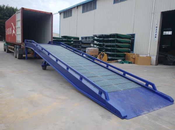 Quality Galvanized Steel Container Mobile Yard Ramp Portable Loading Ramps for sale