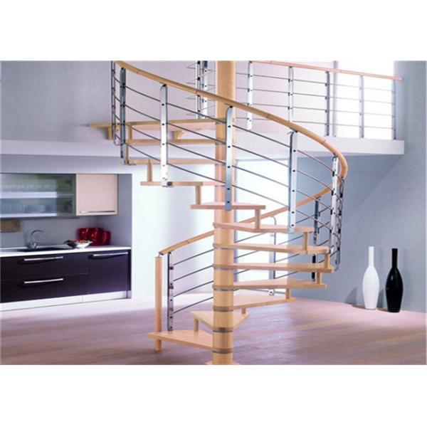 Vertical Round Post Custom Spiral Staircase Single Stringer , AS/NZS 2208 Approved