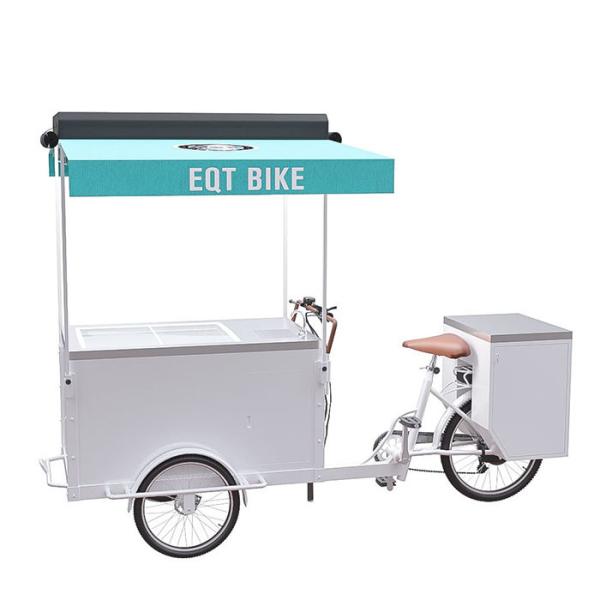 Quality Large Storage Ice Cream Cycle Cart CE Certificate With Long Service Life for sale