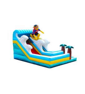 Buy cheap Surfing Themed Inflatable Slide And Palm Tree Decorations product