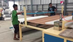 Buy cheap 80kg H Nonwoven Polyester Wadding Machine Stiff Hard Wadding Padding Machines product