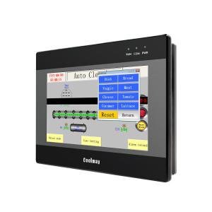 Buy cheap 8 Channels Programmable HMI PLC NPN COM 12 Transistor 7 Inch product