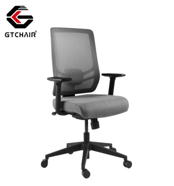 Quality Height Adjustable Online Office Swivel Chairs Seat Paddle Control Ergonomic Mid Back for sale