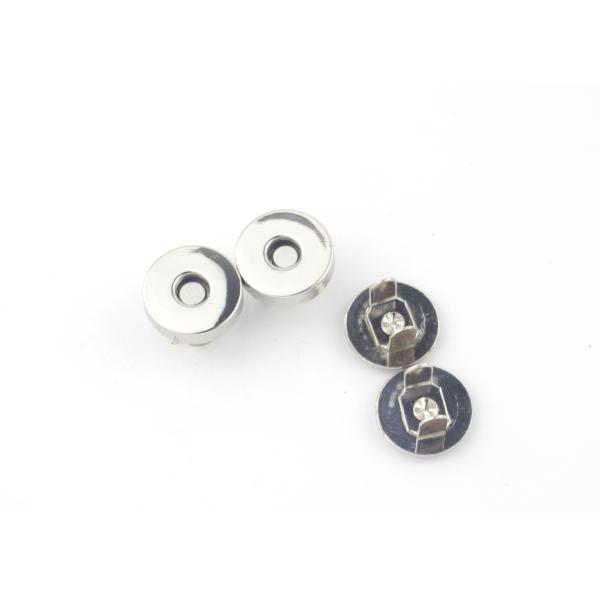 Wallet Bag Magnetic Button 14mm Ncikel Free Color Purse Fasteners Closures