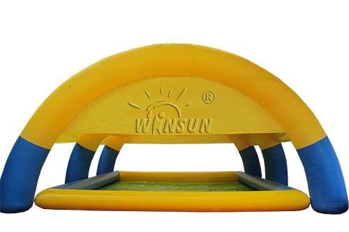 Quality Customized Size Inflatable Square Swimming Pool UL / CE / EN14960 Approval for sale