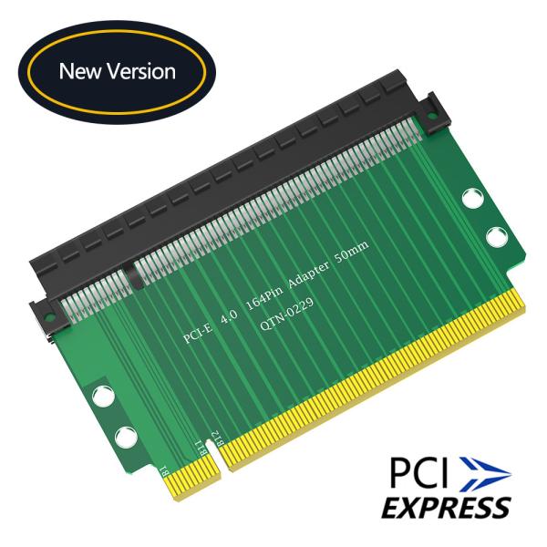 PCI-Express 4.0 16x Riser Card ,180 Degree High Speed Riser Card 60mmHeight increasing card