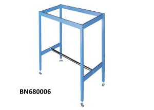 Heavy Duty Height Adjustable Production Workbench Blue Color 72” Wide and 30” Deep
