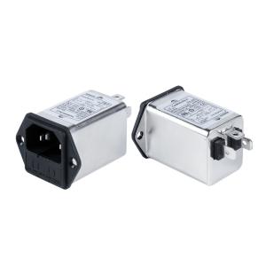 Buy cheap YB11B2 IEC Plug In EMI Filter 0.8mA low Leakage Current Noise Filter With Fuse product