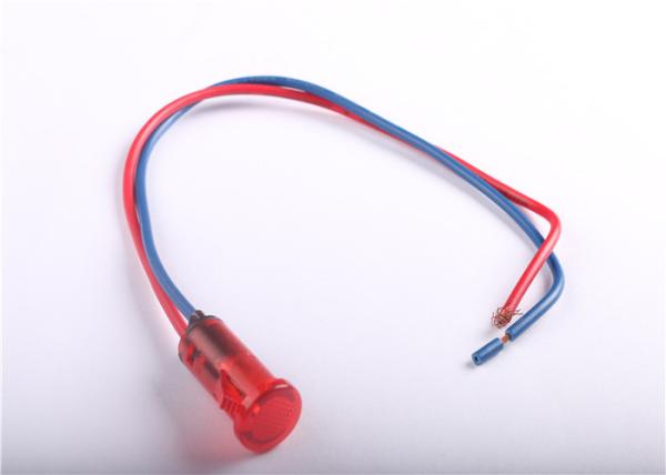 Quality Plastic Small Indicator Lights , Panel Indicators Pilot Lights With Cable for sale