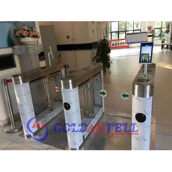 60-65cm SS316 Rfid Card Face Recognition Turnstile