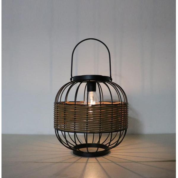 Waterproof Outdoor Rattan Lamp Shades For Balcony Garden Yard