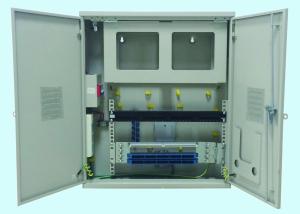 China Broadband Access Fiber Optic Termination Box Embed Mounted 1U/2U Space on sale