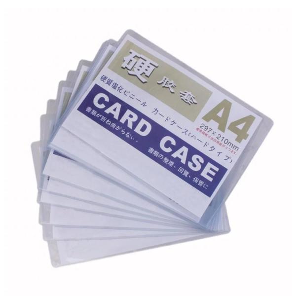 Quality 148x102mm A3 A4 A6 35pt Trading Card Sleeve Waterproof Hard for sale