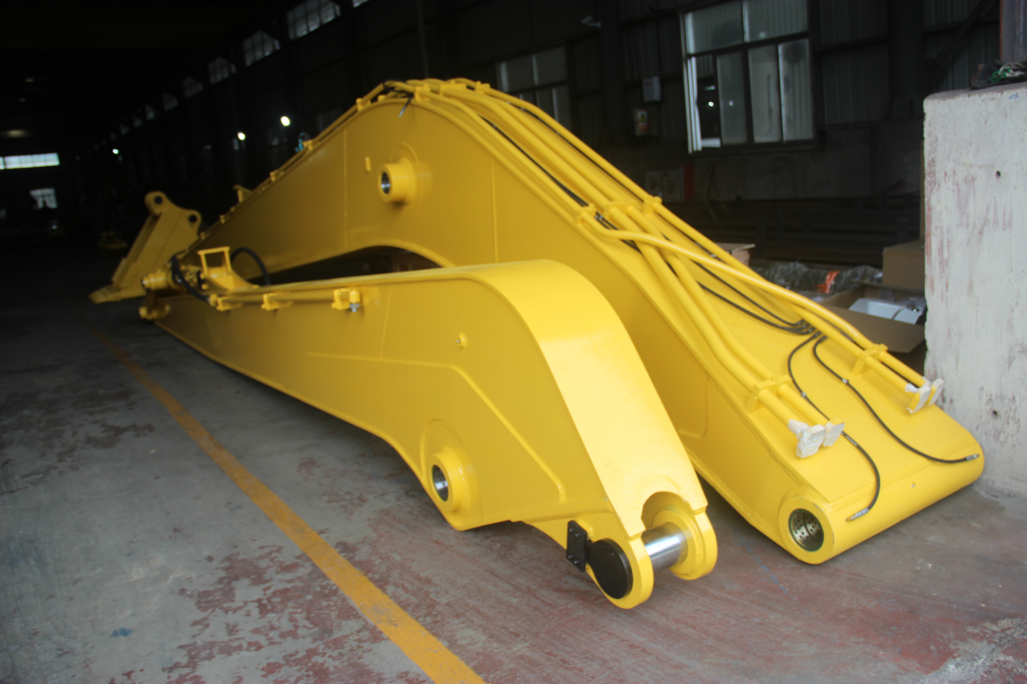 Mini 6-8 Ton 8m Excavator Long Reach Booms , Excavator Boom Arm For PC80 EX60
