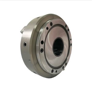 Buy cheap Front Mounted Pneumatic 3 Jaw Chuck Big Hole Diameter product