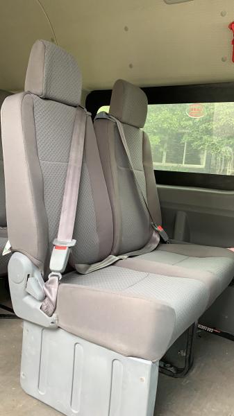 Quality Backrest Recliner Hiace Bus Seats , Comfortable Bus Seats Small Space Occupancy for sale