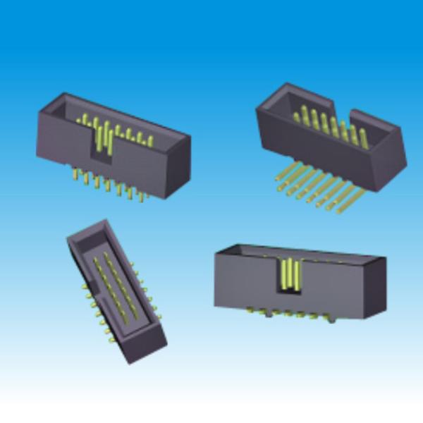 Quality 1.27mm Box Header Connector , SMT Surface Mount Pin Header Height 4.9 for sale