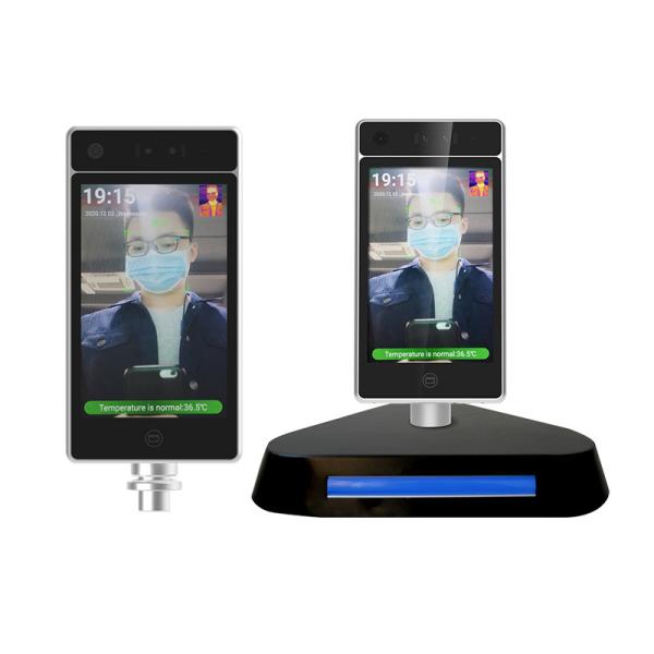 Quality Pedestal Face Detection Biometric System 2GRAM RK3399 	2.5D Capacitive Touch Screen for sale